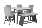 Global Furniture D8192 Light Grey 6pc Bar Height Set
