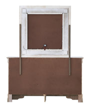 Glory Furniture Verona Metalic Black Dresser and Mirror