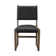 Steve Silver Atmore Black Brown 7pc Dining Set