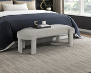 Home Elegance Flux Gray Bench