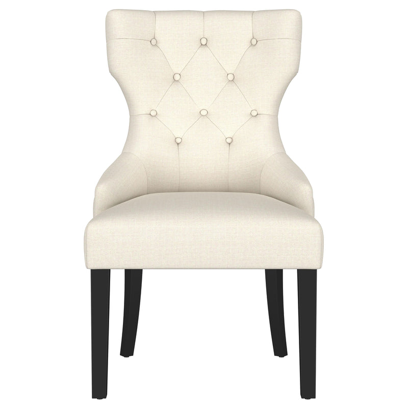 Coaster Furniture Baney Beige Fabric Dining Side Chair