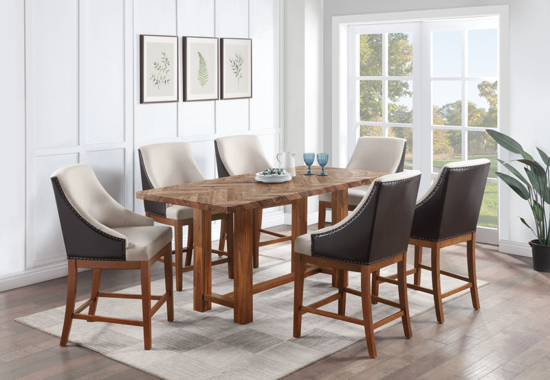 Acme Furniture Gilsea Brown Counter Height Table
