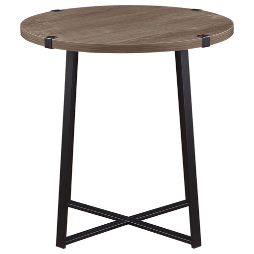 Coaster Furniture Marcus Light Brown Round End Table