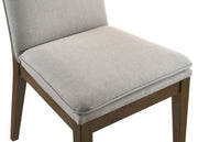 2 New Classic Furniture Maggie Walnut Terra Cotta Dining Chairs