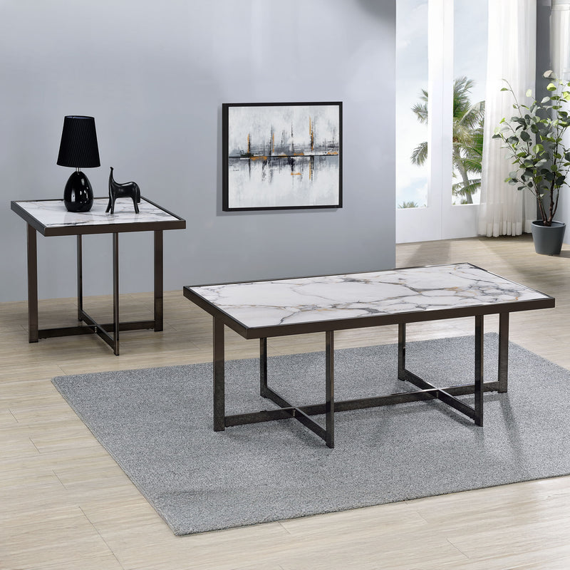 Steve Silver Kayley White 3pc Occasional Set