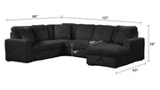 Galaxy Home Grande Gray Sectional