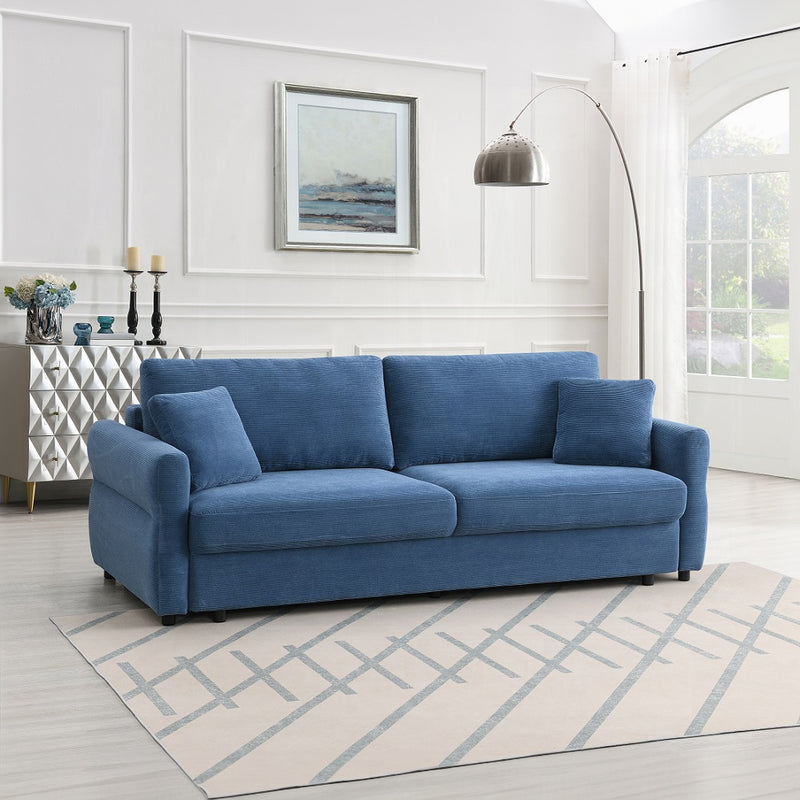 Acme Furniture Haran Blue Sleeper Sofa