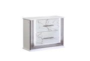Galaxy Home Desire White Nightstand