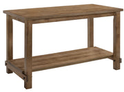 Acme Furniture Martha II Tan Weathered Gray 7pc Counter Height Set