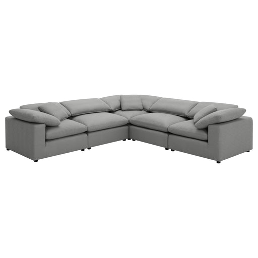 Coaster Furniture Raleigh Grey 5pc Sectional