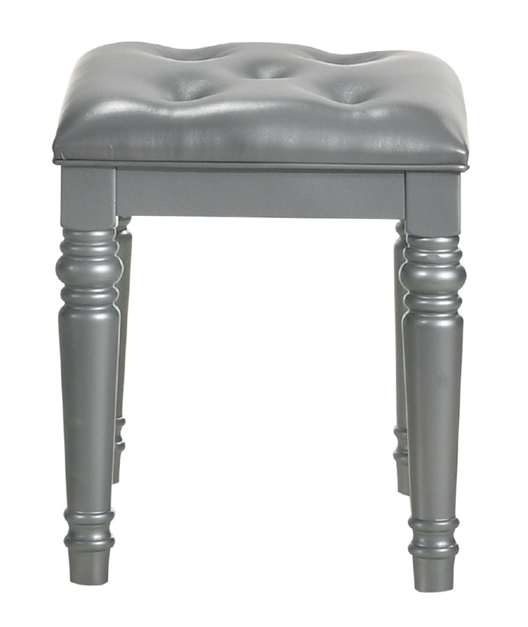 New Classic Furniture Valentino White Vanity Table Stool
