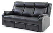 Glory Furniture Ward Putty Faux Leather Double Reclining Sofa