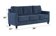 Acme Furniture Horatio Navy Sofa