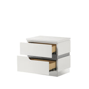 New Classic Furniture Paradox White Nightstand