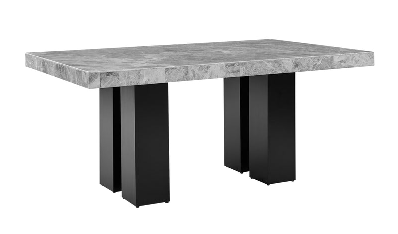 Steve Silver Camila Gray Black 7pc Dining Set