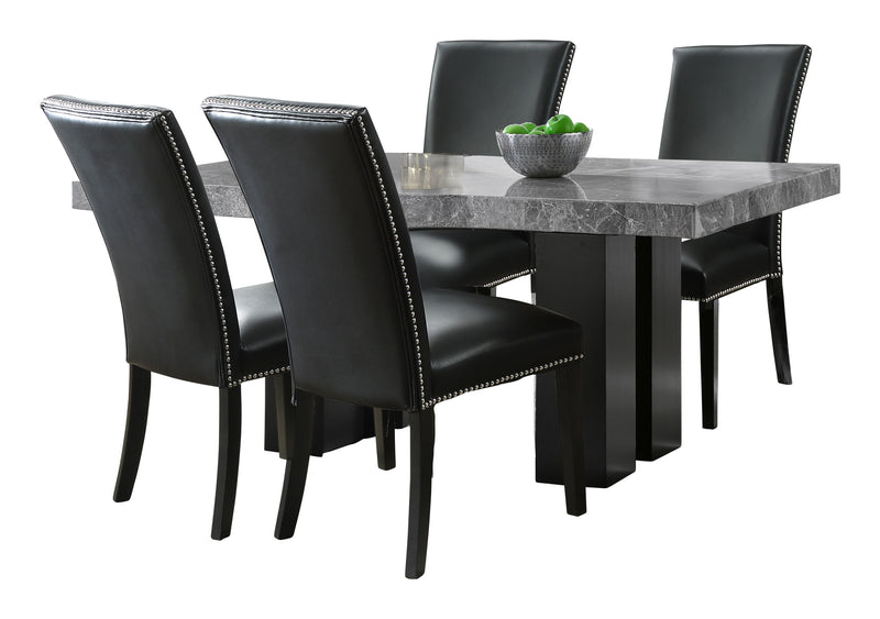 Steve Silver Camila Gray Black 5pc Dining Set