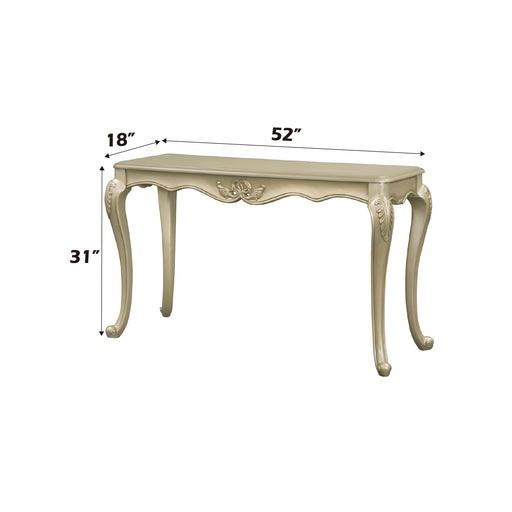 Acme Furniture Libertee Champagne Sofa Table