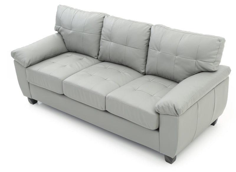 Glory Furniture Gallant Cappuccino Faux Leather Sofa