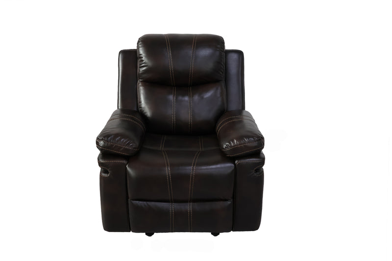 New Classic Furniture Kellen Brown Glider Recliner