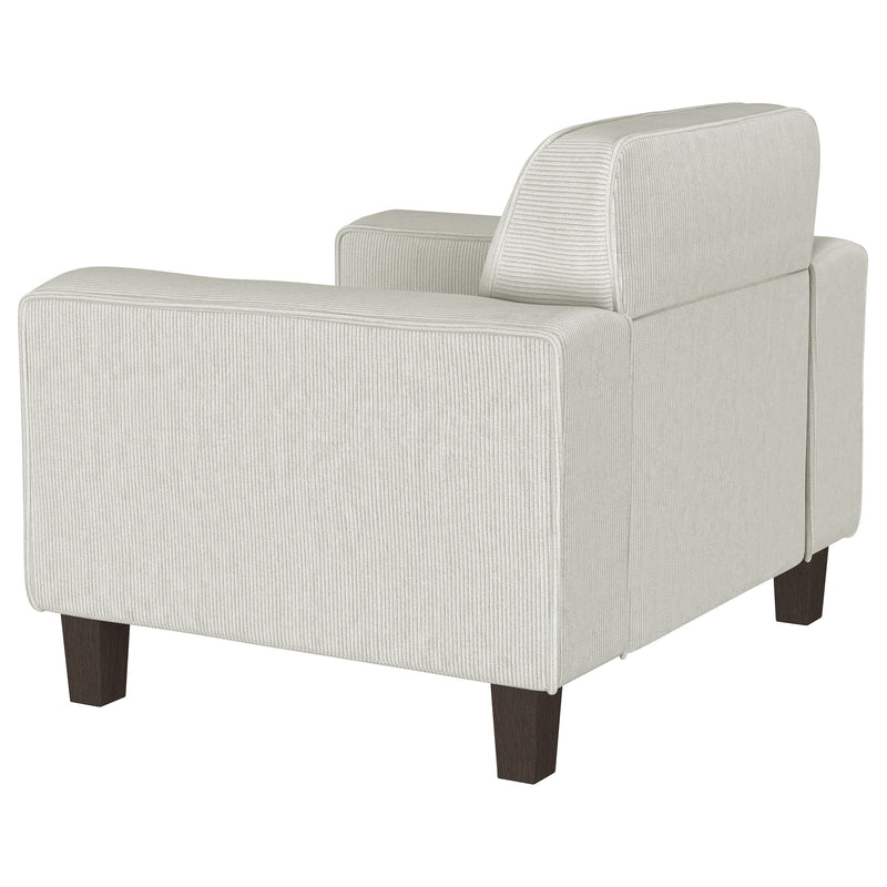 Coaster Furniture Deerhurst Greige Beige Grey Tufted Accent Chair