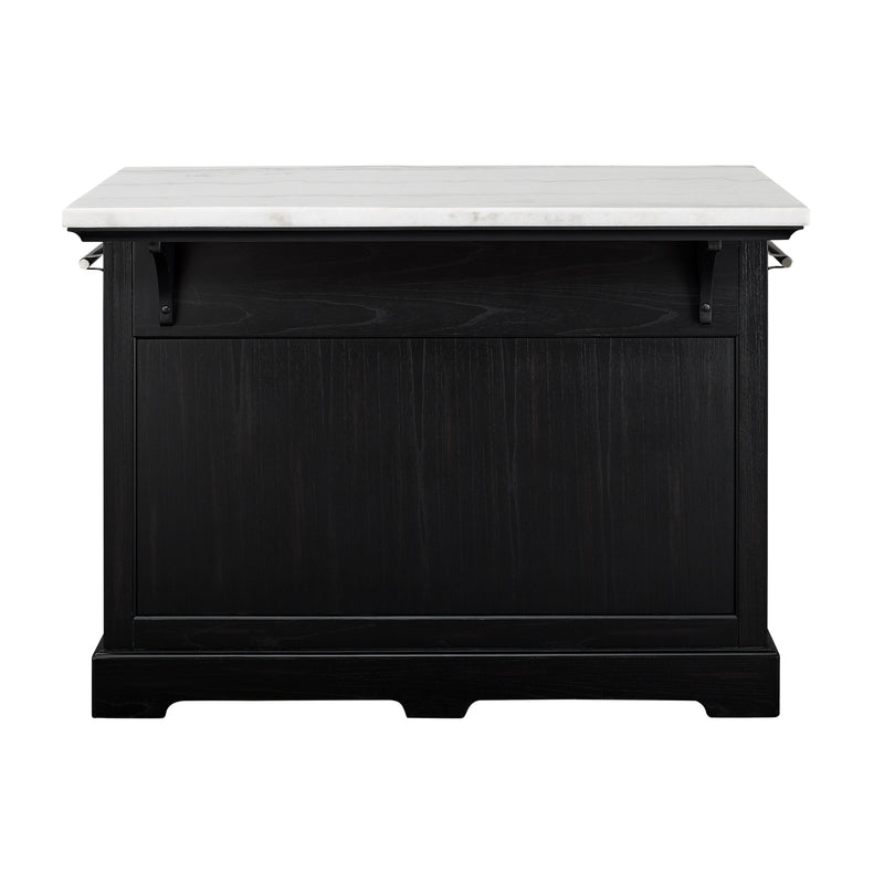 Steve Silver Aspen Ebony Kitchen Island