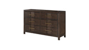 Galaxy Home Kenzo Walnut 6 Drawer Dresser
