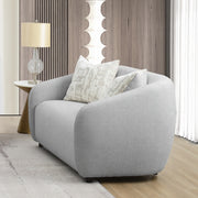 Acme Furniture Etienne Beige Loveseat with 3 Pillows
