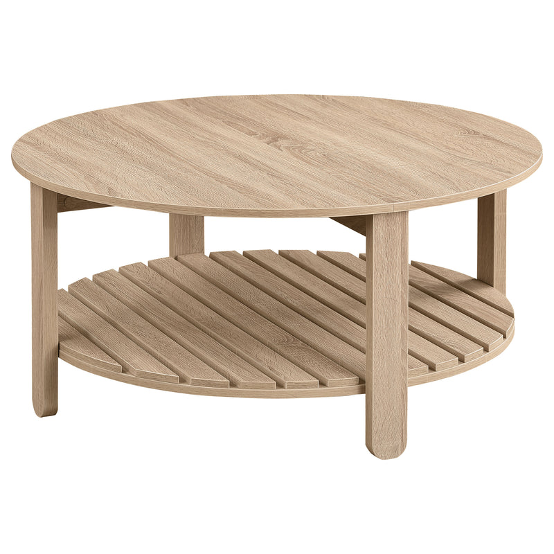 Coaster Furniture Fowler Natural Brown Coffee Table