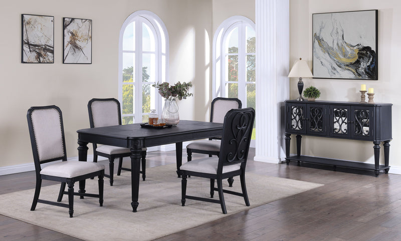 Crown Mark Kingsbury Dining Table with Leaf