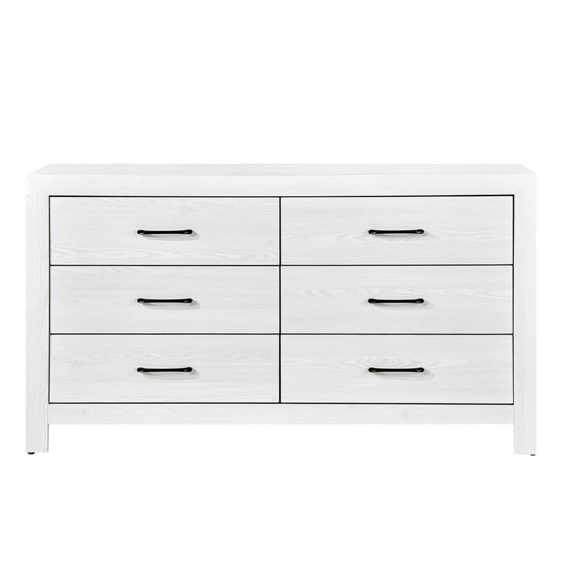 Home Elegance Corbin White Dresser