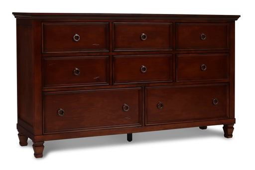 New Classic Furniture Tamarack Brown Cherry Dresser