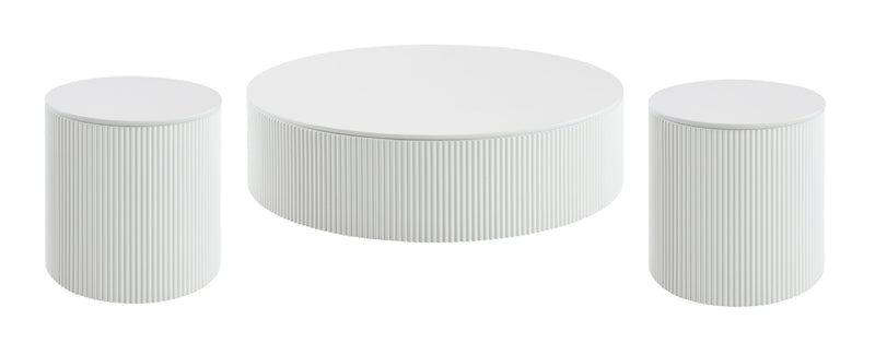 Acme Furniture Dyllan White High Gloss End Table