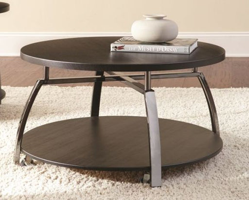 Steve Silver Coham Black Nickel Cocktail Table