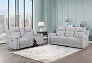 Global Furniture U1797 Grey Reclining Sofa