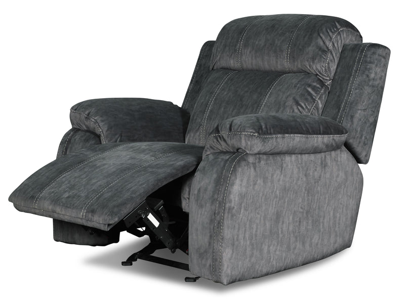 New Classic Furniture Tango Gray Glider Recliner