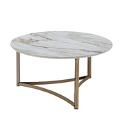 Acme Furniture Aziz Champagne Coffee Table