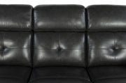 Global Furniture U5050 Black Charcoal Power Reclining Sofa