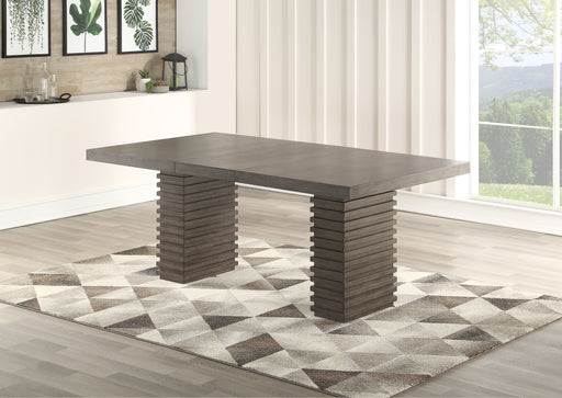 Steve Silver Mila Washed Grey Dining Table