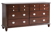 Glory Furniture Summit Cappuccino Dresser