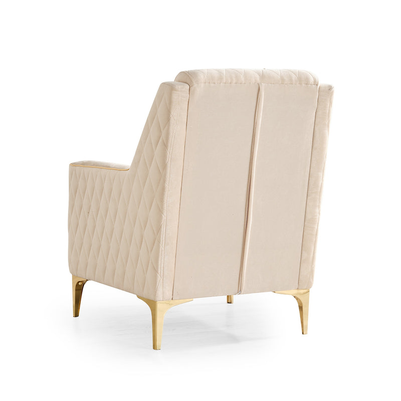 Galaxy Home Luna Ivory Chair