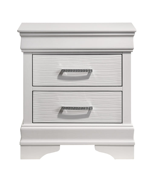 Galaxy Home Brooklyn White Wood Night Stand