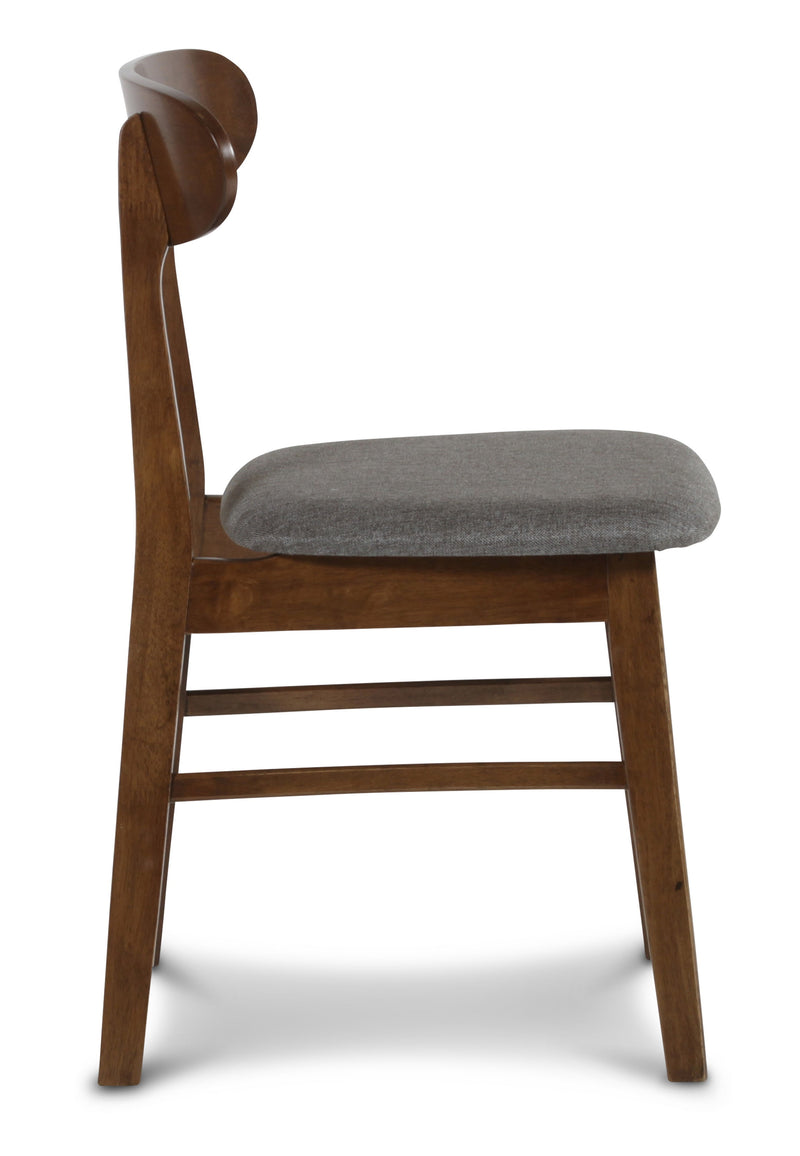 New Classic Furniture Morocco Walnut Brown Green 5pc Dining Room Set