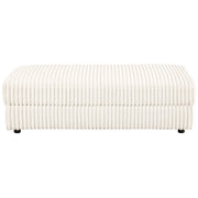 Coaster Furniture Emberson Ivory Storage Ottoman