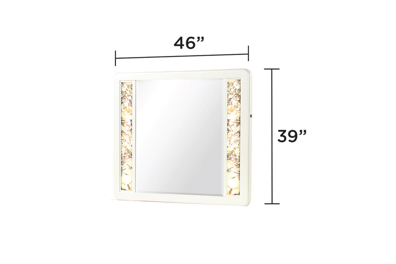 Galaxy Home La Pierre Cream Mirror