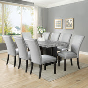 Steve Silver Camila Gray Black 9pc Dining Set