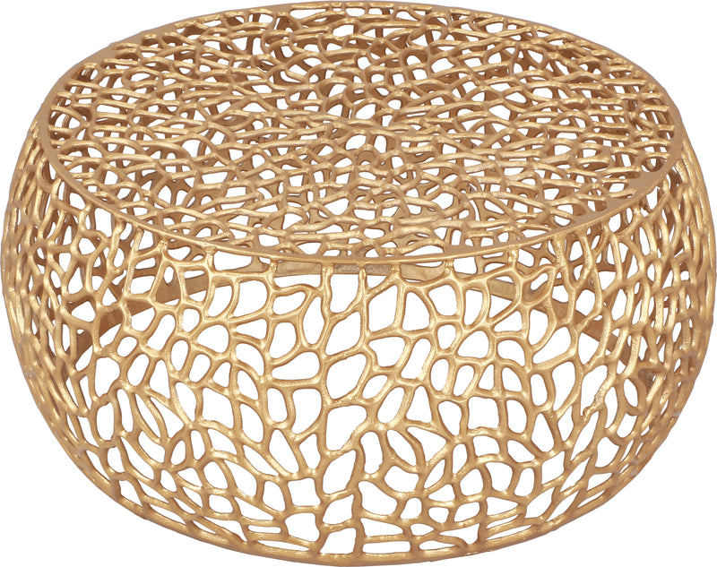 Meridian Furniture Priya Gold Coffee Table