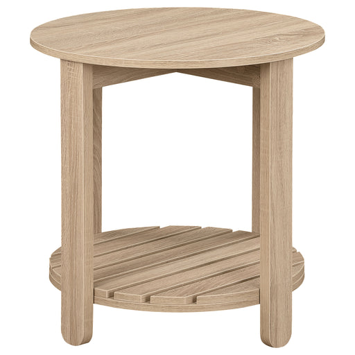 Coaster Furniture Fowler Natural Brown End Table