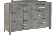 Galaxy Home Kenzo Gray 6 Drawer Dresser