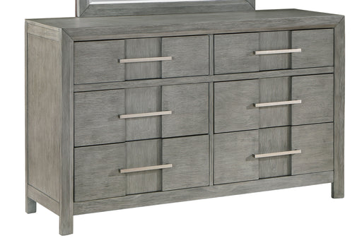 Galaxy Home Kenzo Gray 6 Drawer Dresser