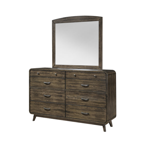 New Classic Furniture Rex Walnut Mirror
